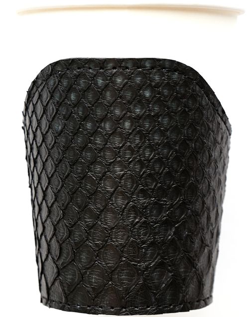 Cup Python Leather Sleeve