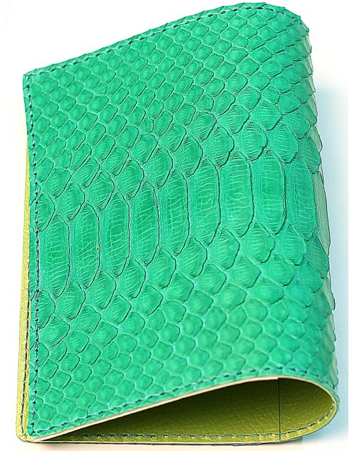 Passport Python Leather Sleeve