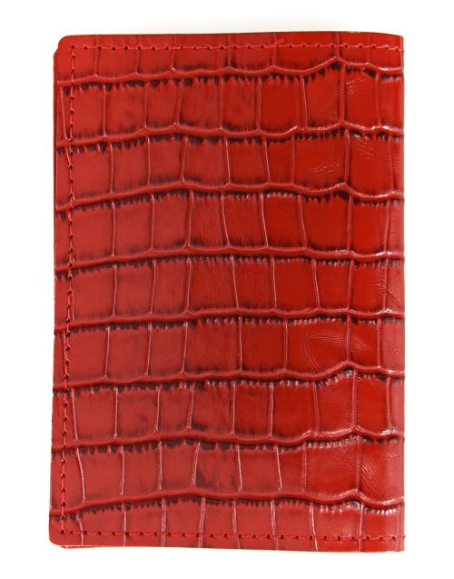 Passport Crocodile pattern Leather Sleeve